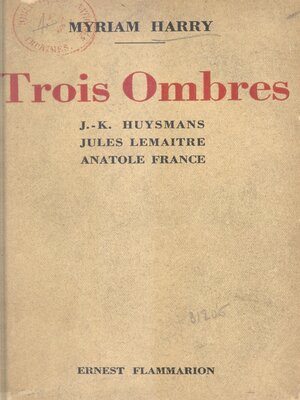 cover image of Trois ombres